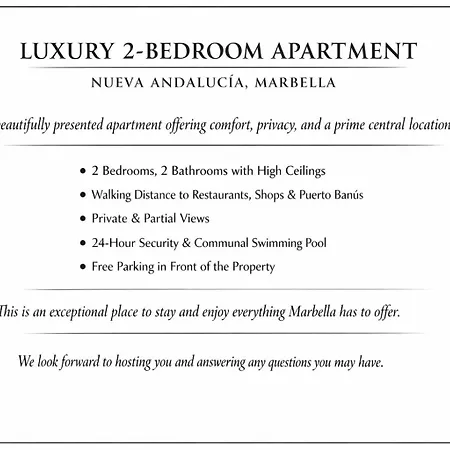 Daire Spacious 2br With Stunning Views In Prime Nueva Andalucia Marbella